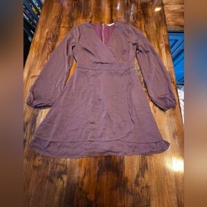 ALTAR'D STATE Gorgeous Maroon long sleeve flowy dress, Size M Whimsigoth